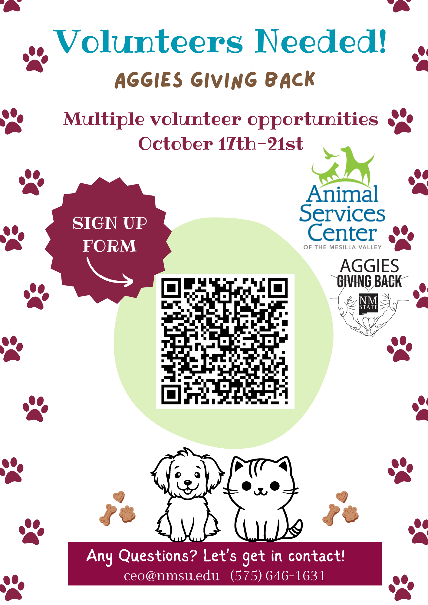 Animal Services Volunteer Flyer